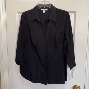 Xl dress barn top black